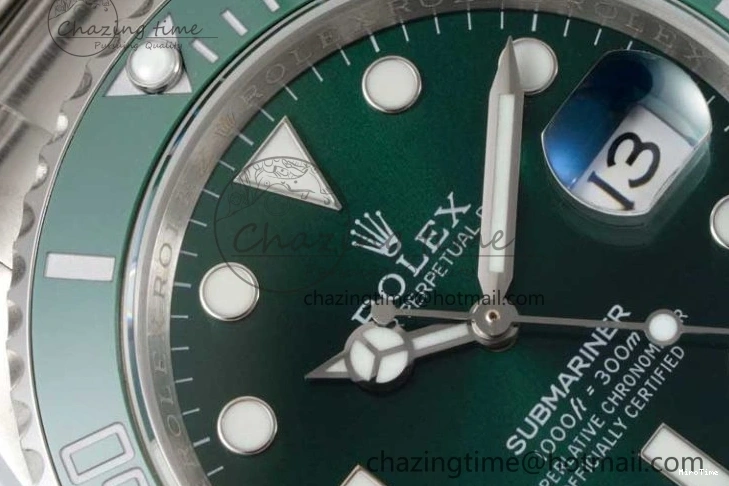 MiroTime 0401 Submariner 116610 LV Green Ceramic APSF 1:1 Best Edition on SS Bracelet VR Stretchable 2376